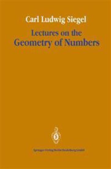 Lectures on the Geometry of Numbers