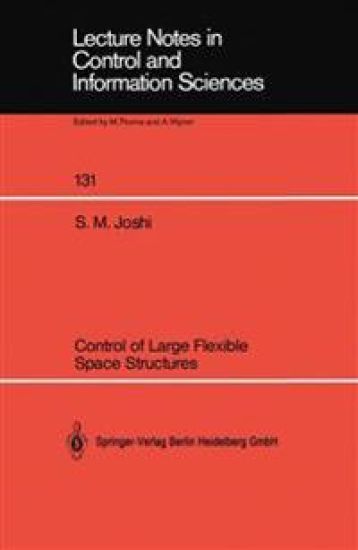 Control of Large Flexible Space Structures – Suresh M. Joshi, kirjan kansikuva