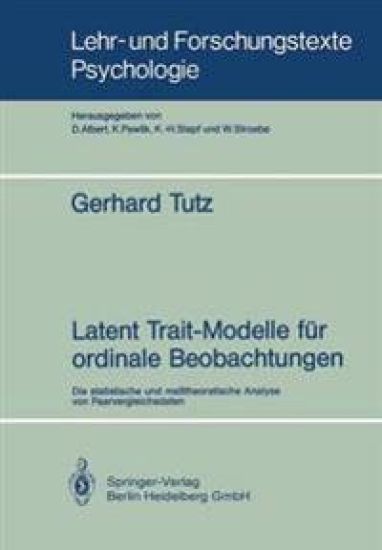 Latent Trait-Modelle für ordinale Beobachtungen