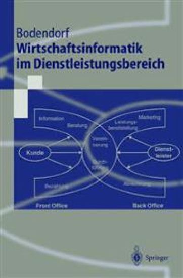 Wirtschaftsinformatik im Dienstleistungsbereich – Freimut Bodendorf, kirjan kansikuva