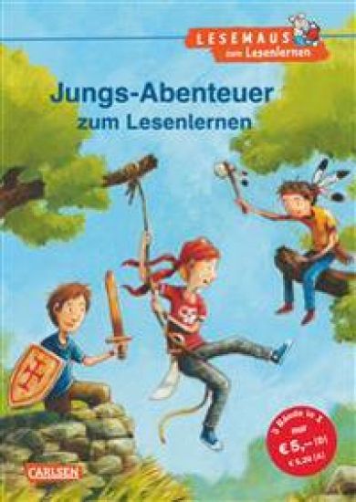 Jungs-Abenteuer zum Lesenlernen – Ursel Scheffler, kirjan kansikuva