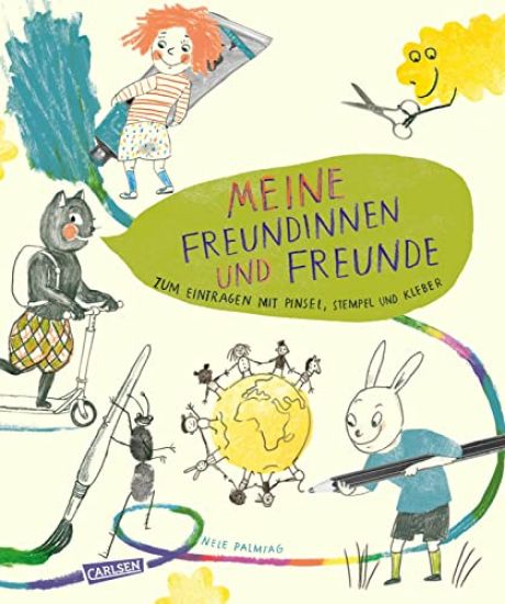 Meine Freundinnen und Freunde - zum Eintragen mit Pinsel, Stempel, Kleber