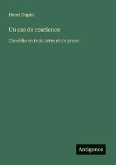 Un cas de coscience