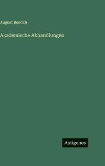 Akademische Abhandlungen