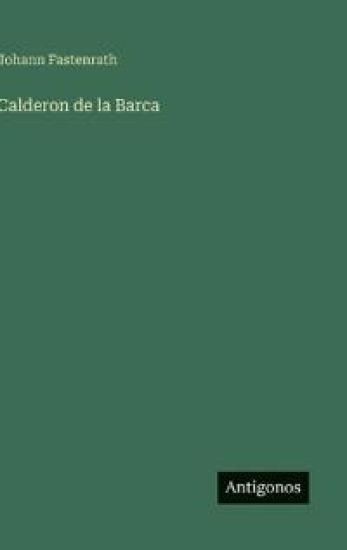 Calderon de la Barca