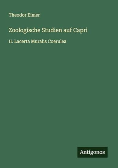 Zoologische Studien auf Capri