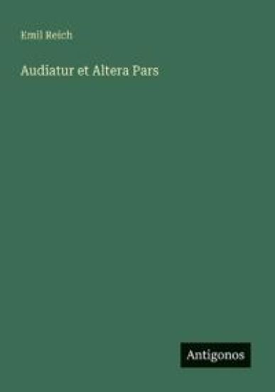 Audiatur et Altera Pars