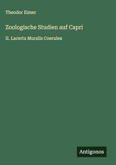 Zoologische Studien auf Capri