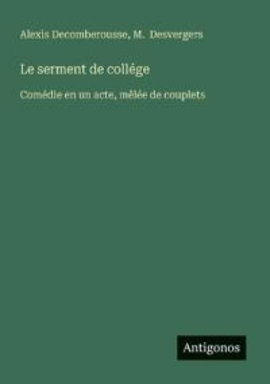 Le serment de collége