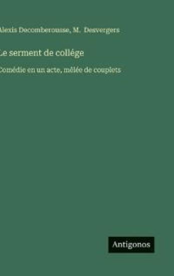 Le serment de collége