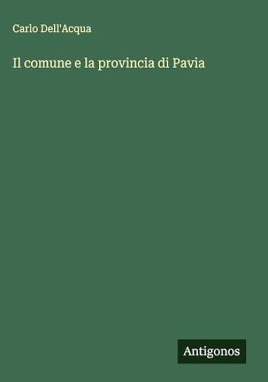 Il comune e la provincia di Pavia