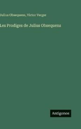 Les Prodiges de Julius Obsequens