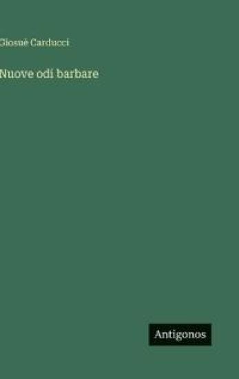 Nuove odi barbare