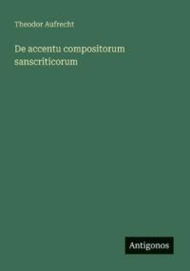 De accentu compositorum sanscriticorum