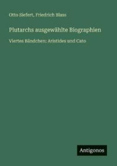 Plutarchs ausgewählte Biographien