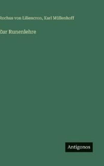 Zur Runenlehre