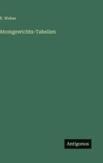 Atomgewichts-Tabellen