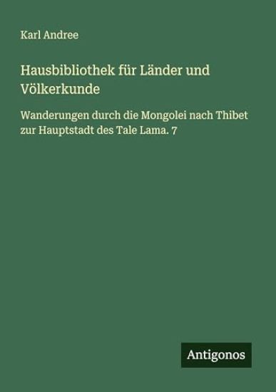 Hausbibliothek für Länder und Völkerkunde