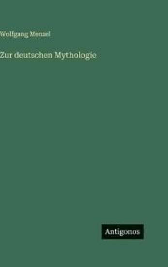 Zur deutschen Mythologie