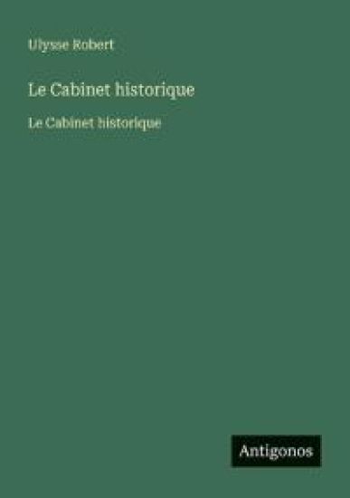 Le Cabinet historique