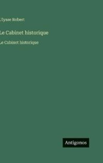 Le Cabinet historique