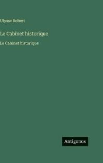 Le Cabinet historique