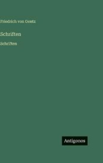 Schriften: Schriften