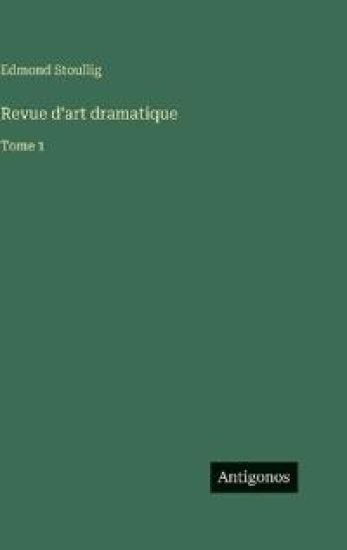 Revue d'art dramatique