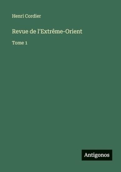 Revue de l'Extrême-Orient