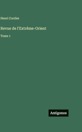 Revue de l'Extrême-Orient