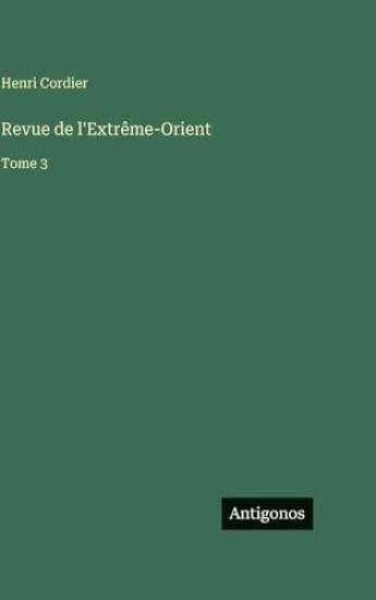 Revue de l'Extrême-Orient
