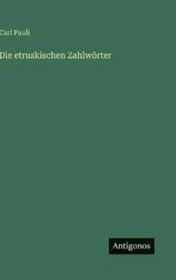 Die etruskischen Zahlwörter