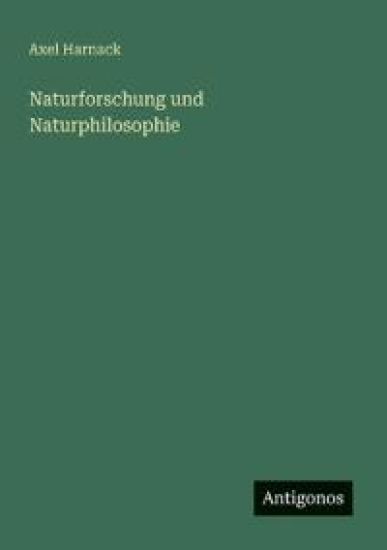 Naturforschung und Naturphilosophie