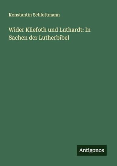 Wider Kliefoth und Luthardt