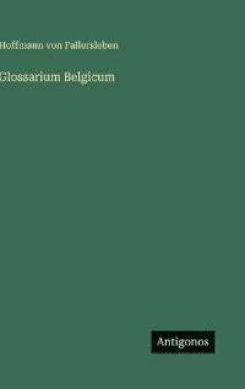 Glossarium Belgicum
