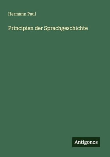 Principien der Sprachgeschichte