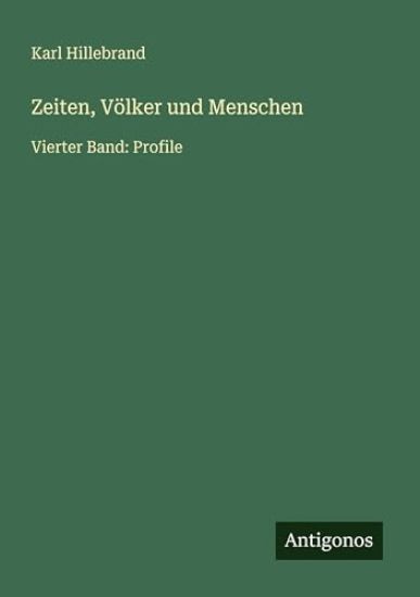 Zeiten, Völker und Menschen