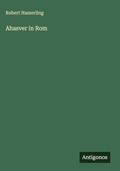 Ahasver in Rom
