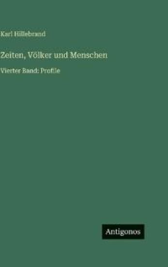 Zeiten, Völker und Menschen