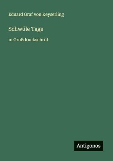 Schwüle Tage