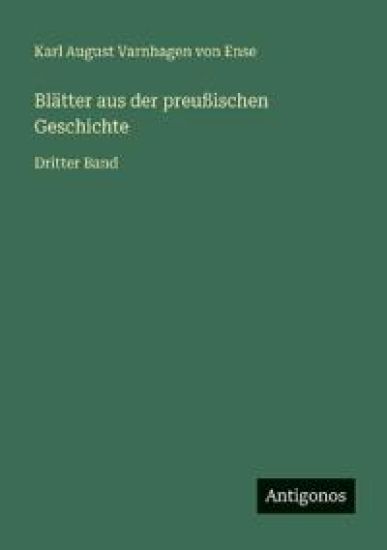 Blätter aus der preußischen Geschichte