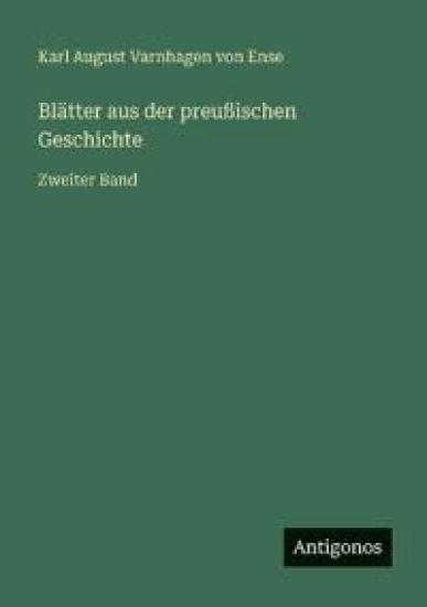 Blätter aus der preußischen Geschichte