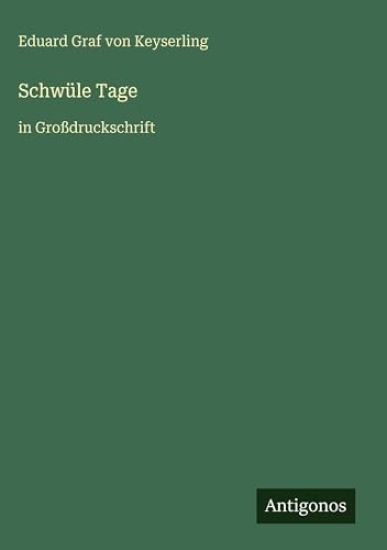 Schwüle Tage