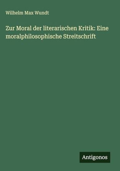 Zur Moral der literarischen Kritik