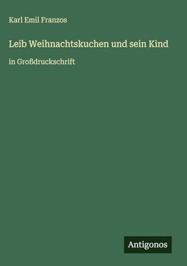 Leib Weihnachtskuchen und sein Kind