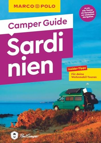 MARCO POLO Camper Guide Sardinien – Timo Lutz, kirjan kansikuva