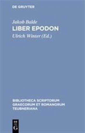 Liber Epodon – Jakob Balde, kirjan kansikuva