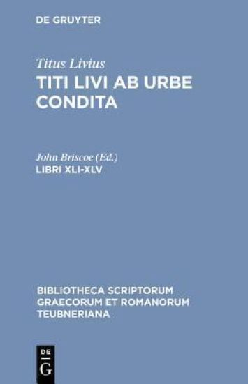 Ab Urbe Condita, Libri XLI-XLV