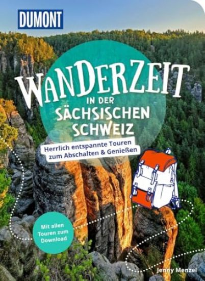 DuMont Wanderzeit in der Sächsischen Schweiz – Jenny Menzel, kirjan kansikuva