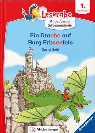Leserabe - Ein Drache auf Burg Erbsenfels – Daniel Sohr, kirjan kansikuva